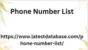 Phone Number List