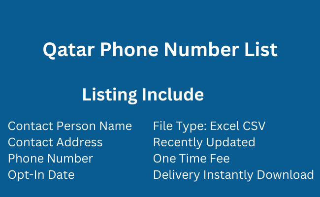 Qatar Phone Number List