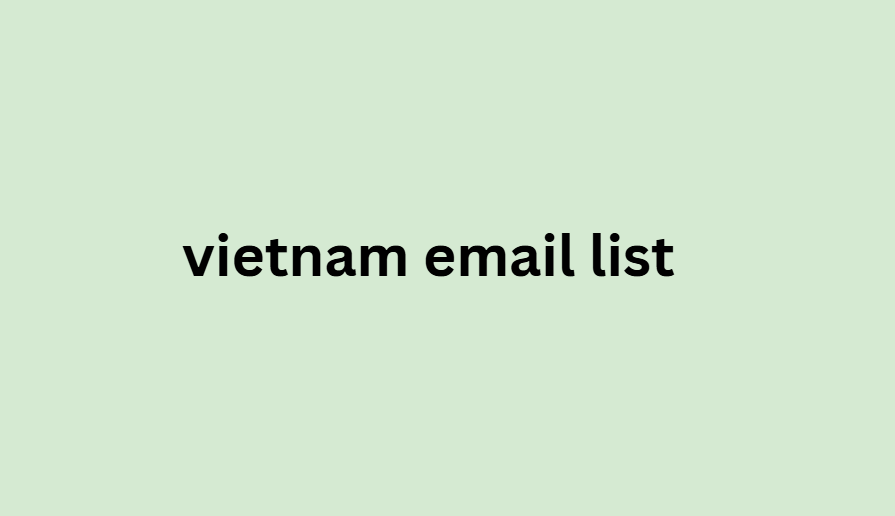 vietnam email list