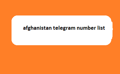 afghanistan telegram number list