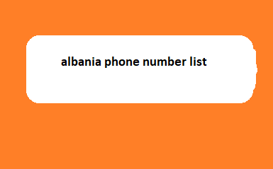 albania phone number list