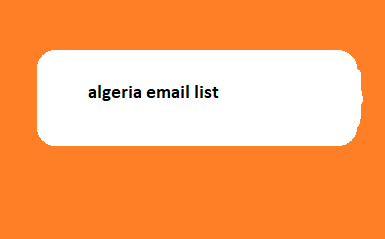 algeria email list