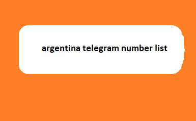 argentina telegram number list