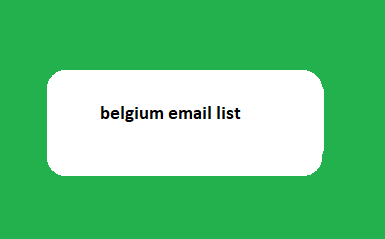 belgium email list