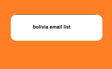 bolivia email list