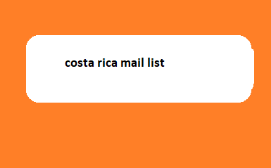 costa rica mail list