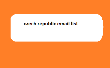 czech republic email list