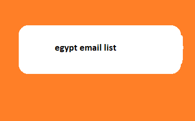 egypt email list