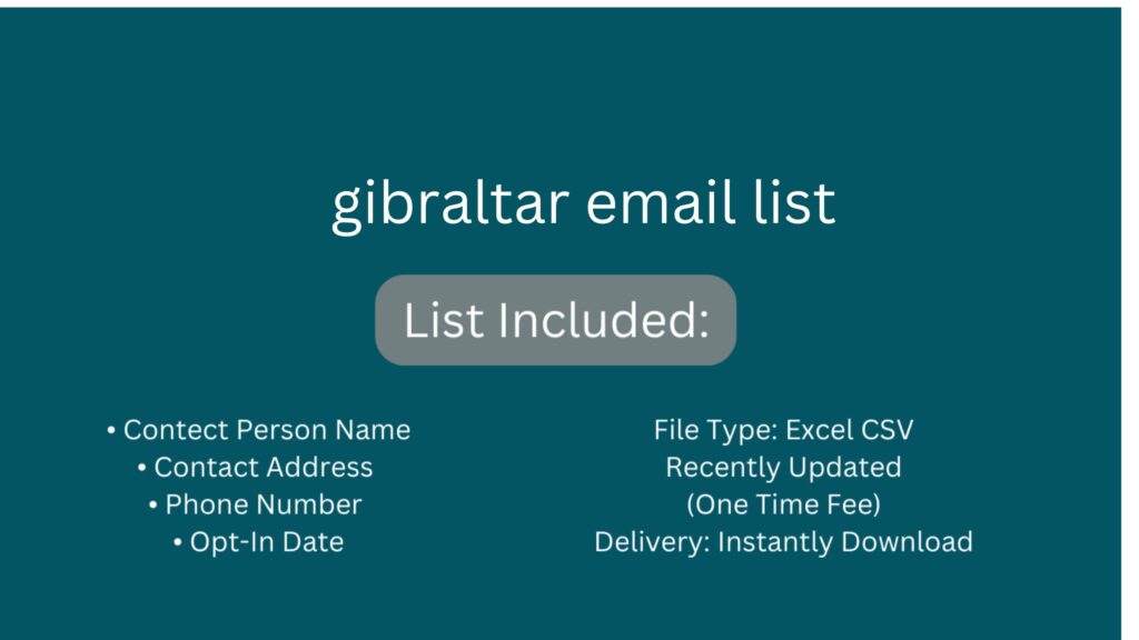 gibraltar email list_