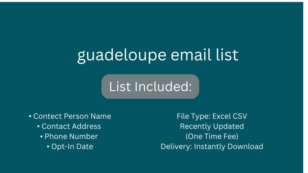 guadeloupe email list_