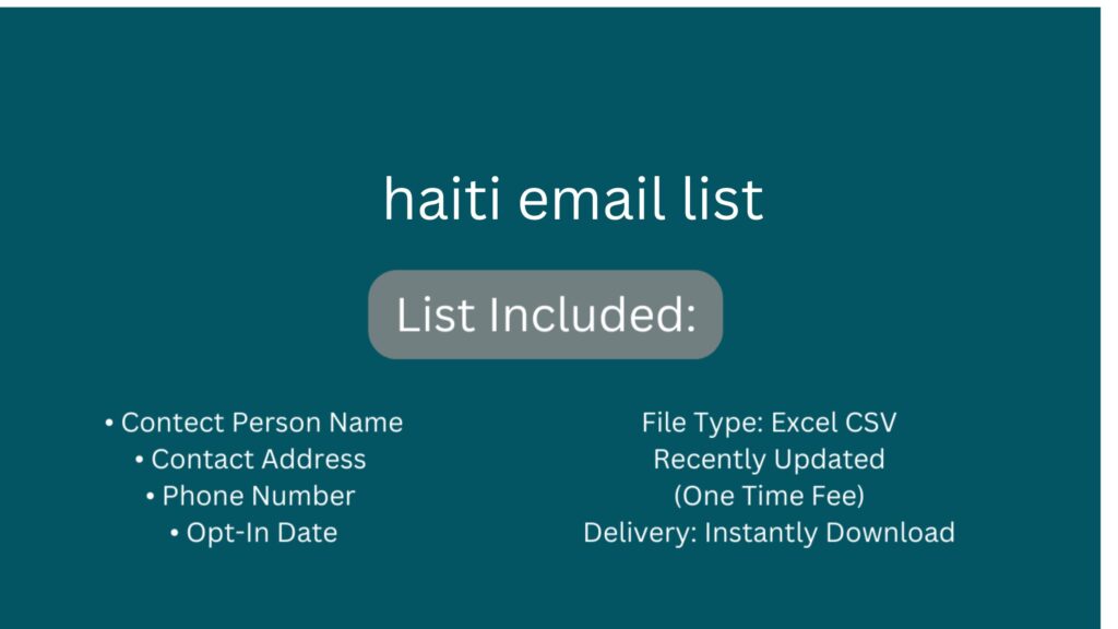 haiti email list_