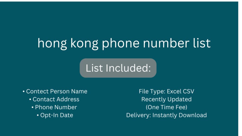 hong kong phone number list_