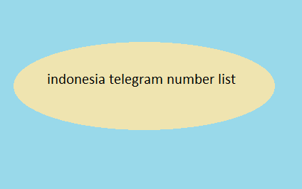 indonesia telegram number list​