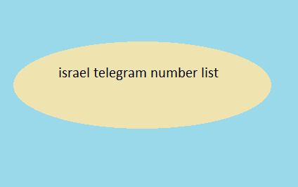 israel telegram number list​