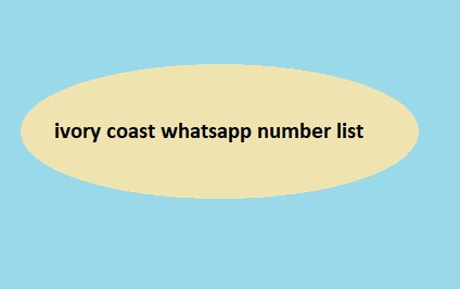 ivory coast whatsapp number list​