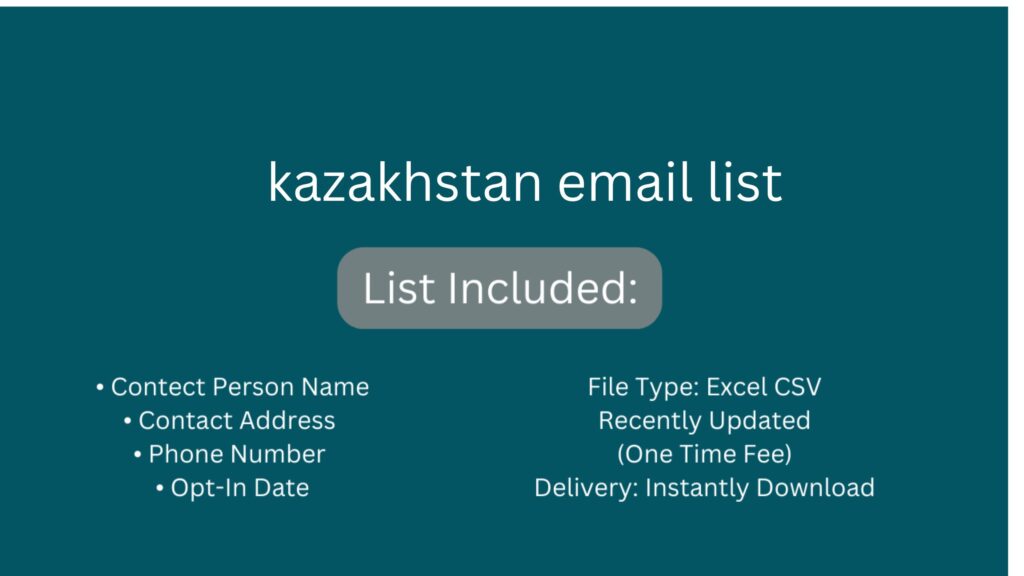 kazakhstan email list_