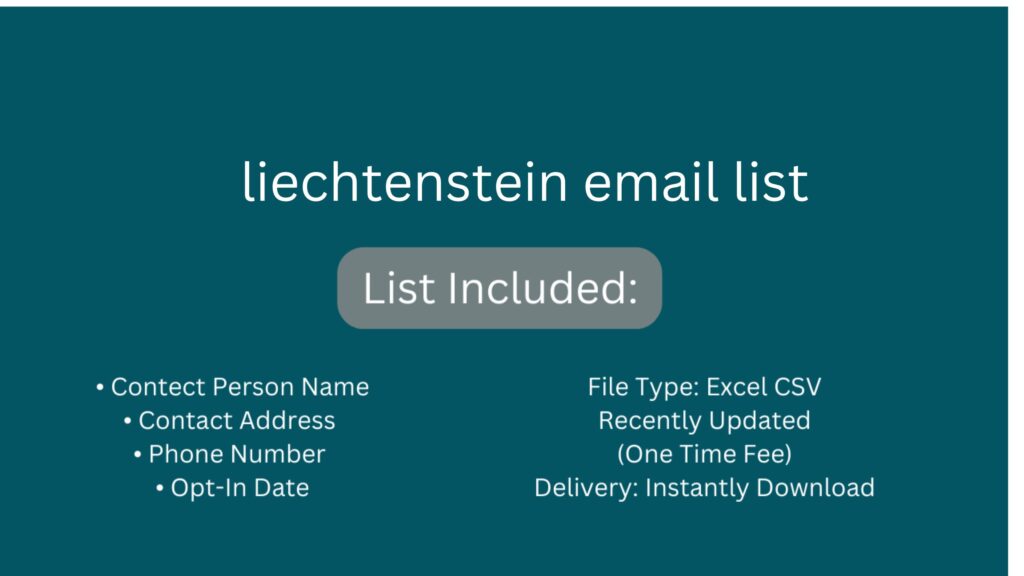 liechtenstein email list_