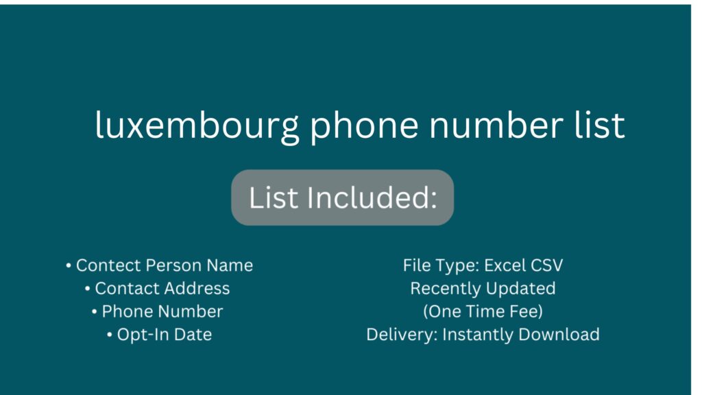 luxembourg phone number list_