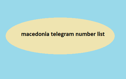 macedonia telegram number list​