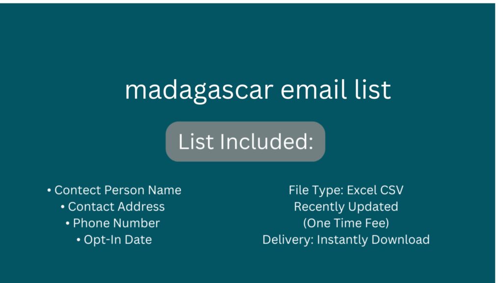 madagascar email list_