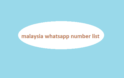 malaysia whatsapp number list​