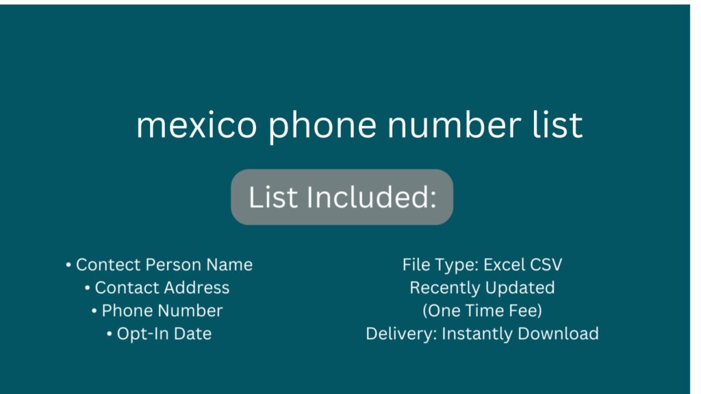 mexico phone number list_