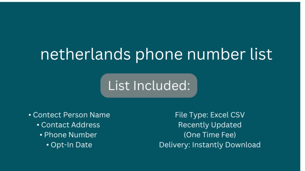 netherlands phone number list_