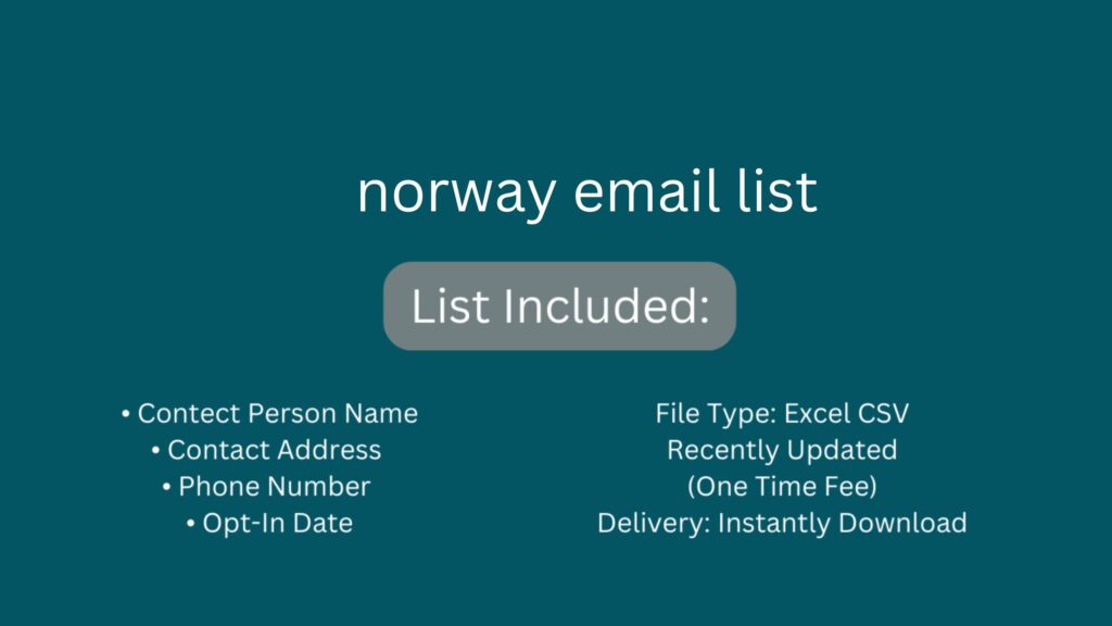 norway email list_