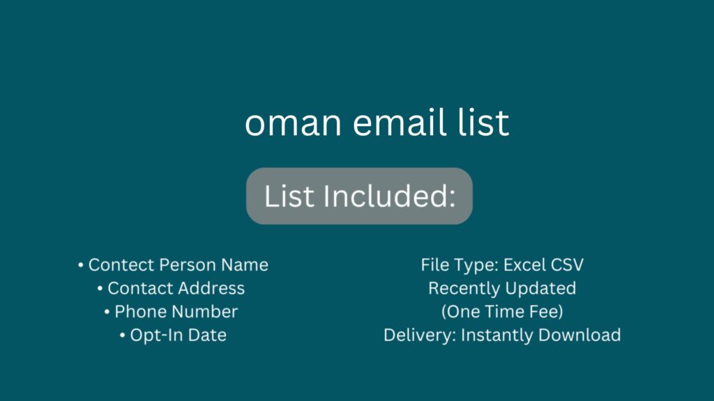 oman email list_