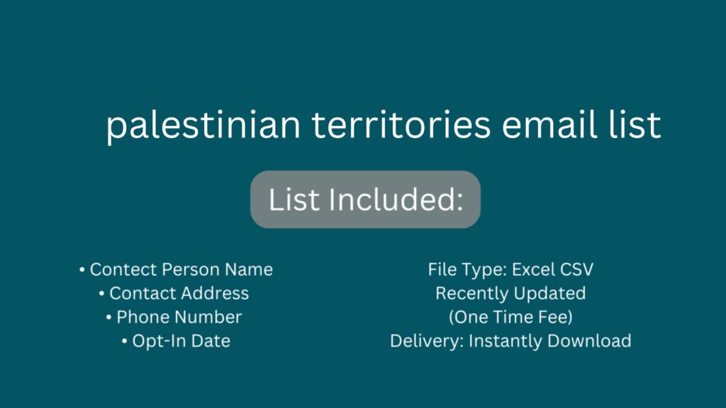 palestinian territories email list_