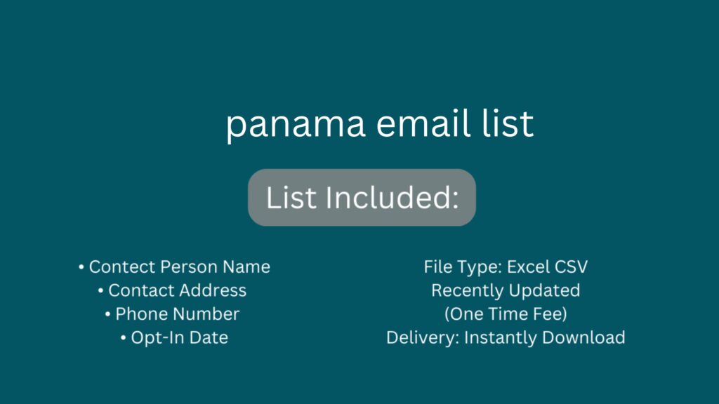 panama email list_