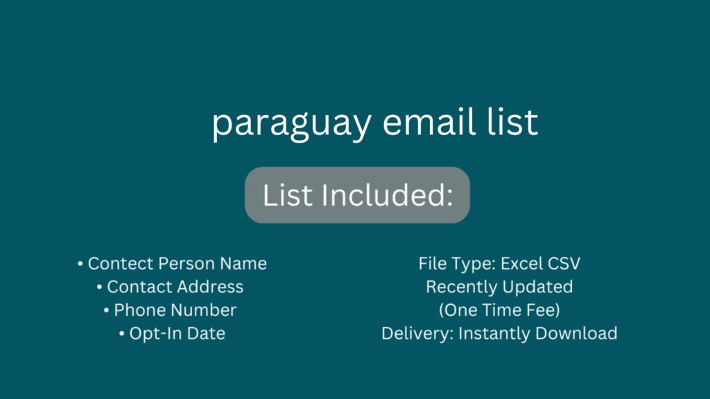 paraguay email list_