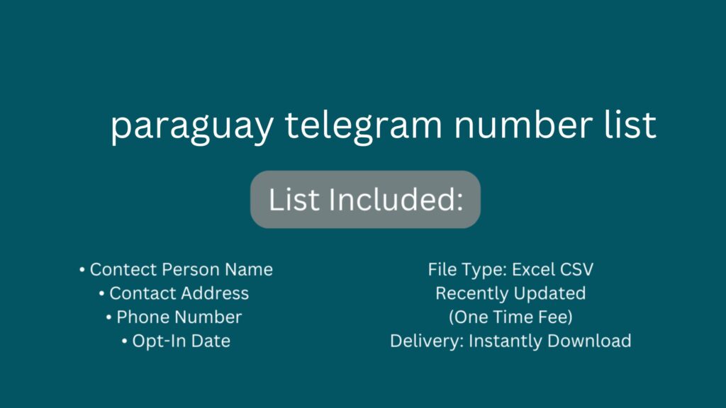 paraguay telegram number list_