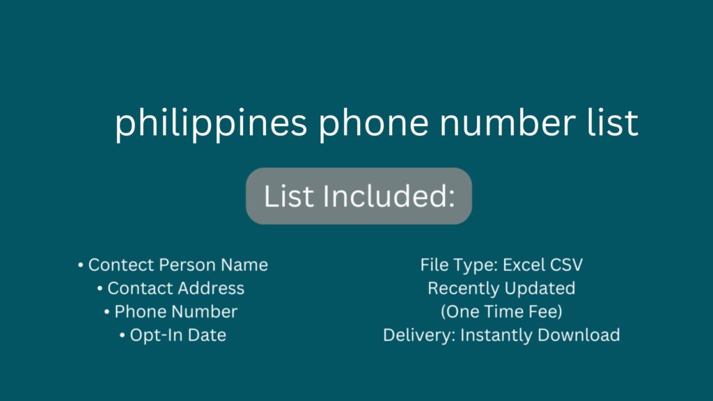 philippines phone number list_