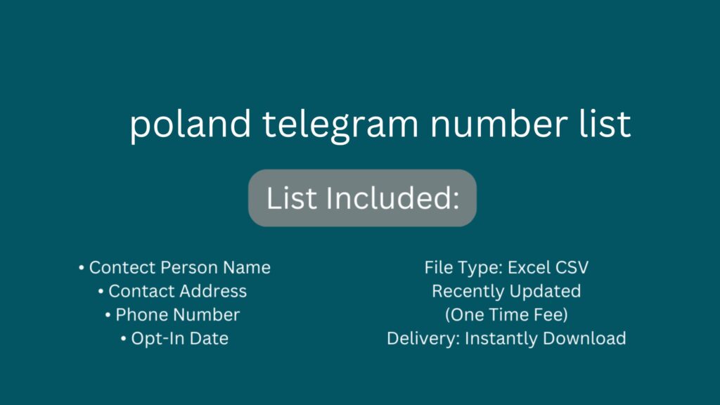 poland telegram number list_