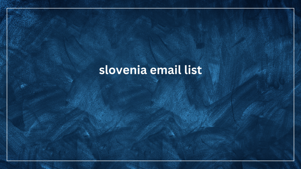 slovenia email list